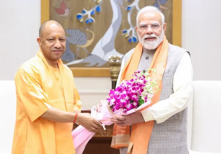 CM Yogi calls on PM Modi in New Delhi