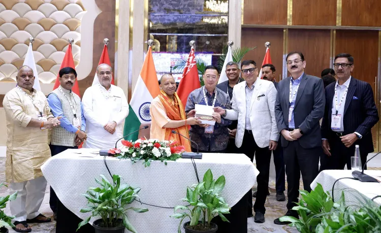 CM Yogi Courts Singapore Investors at UP Trade Show 4.0