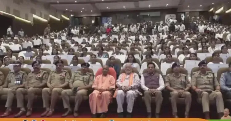CM Yogi Distributes Appointment Letters to 930 Police Computer Operators