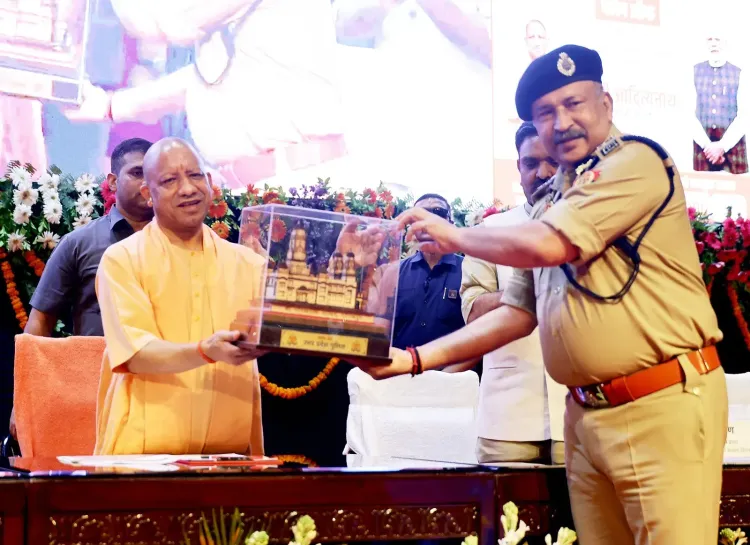 CM Yogi Flags Off Interceptor Vehicles, Honours UP Police Bravehearts