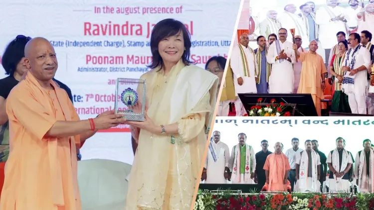 CM Yogi frames BJP's journey as 'village to global' transformation