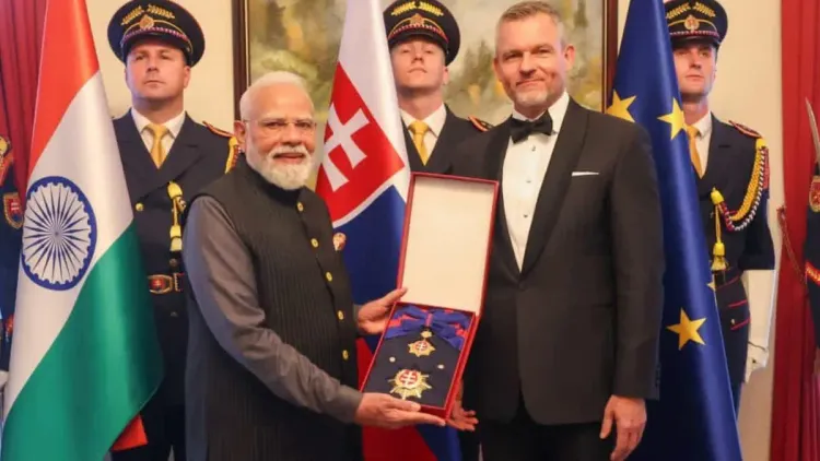 CM Yogi Hails Slovakia Honouring PM Modi with Top State Award