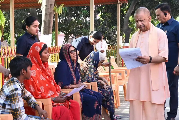 Yogi Adityanath Promises Housing and Medical Aid at Gorakhnath Temple’s Janata Darshan