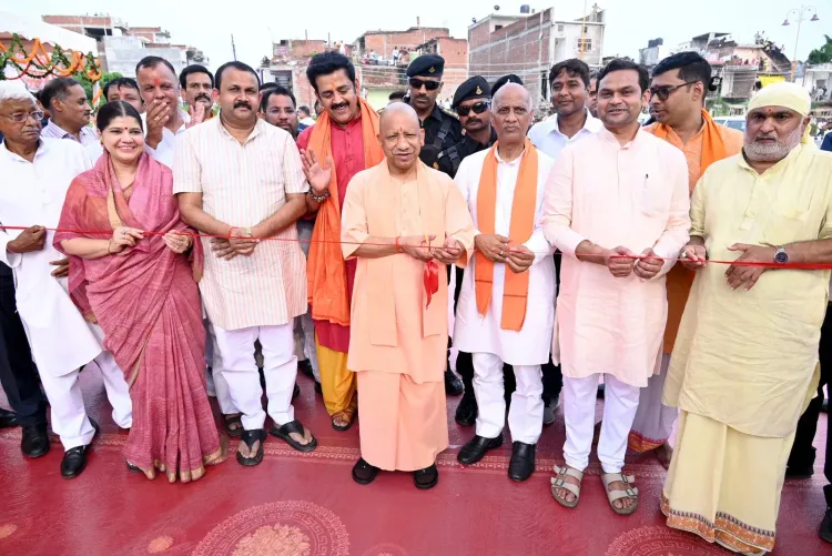 CM Yogi Inaugurates 4-Lane Road in Gorakhpur