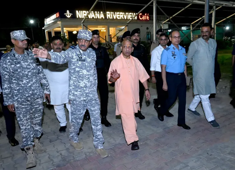CM Yogi Inspects Namo Ghat Ahead of PM Modi's Varanasi Visit