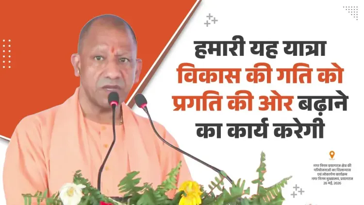 CM Yogi Launches ₹400 Cr Prayagraj Civic Projects