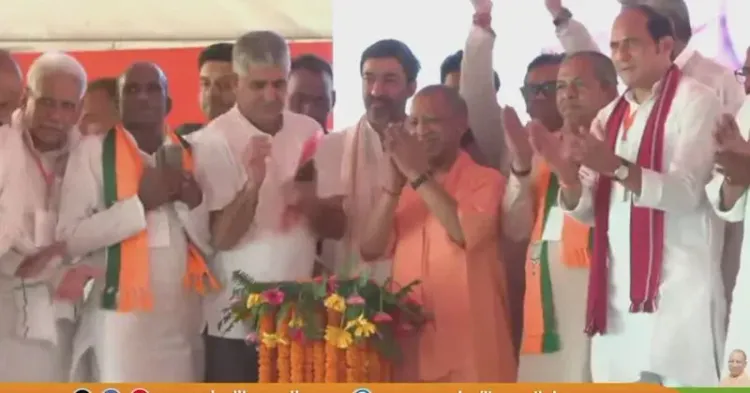 CM Yogi Launches Rs 581 Crore Projects in Shamli