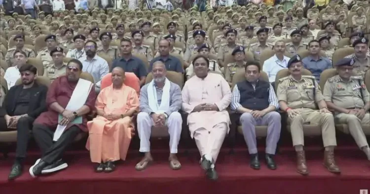 CM Yogi Launches UP Police Anthem 'Khaki Ka Sitara' in Lucknow