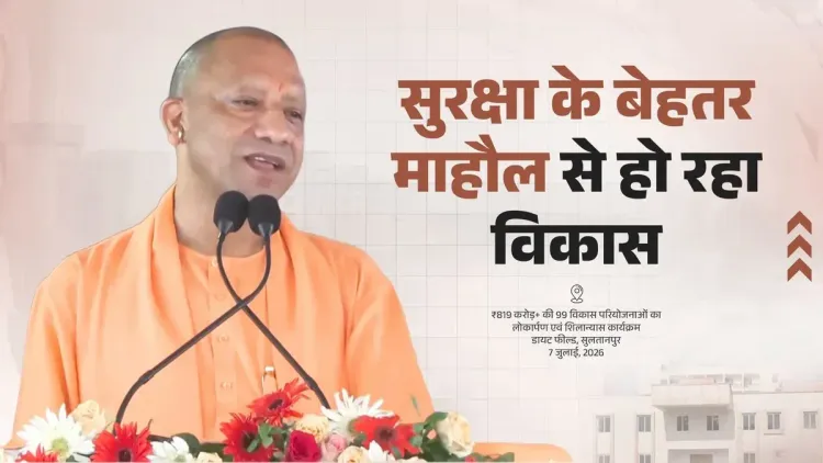 CM Yogi Links Law-and-Order to Road Development in UP