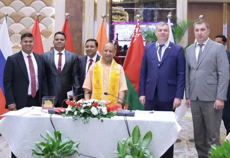 CM Yogi Meets Belarus Ambassador at UPITS 2026