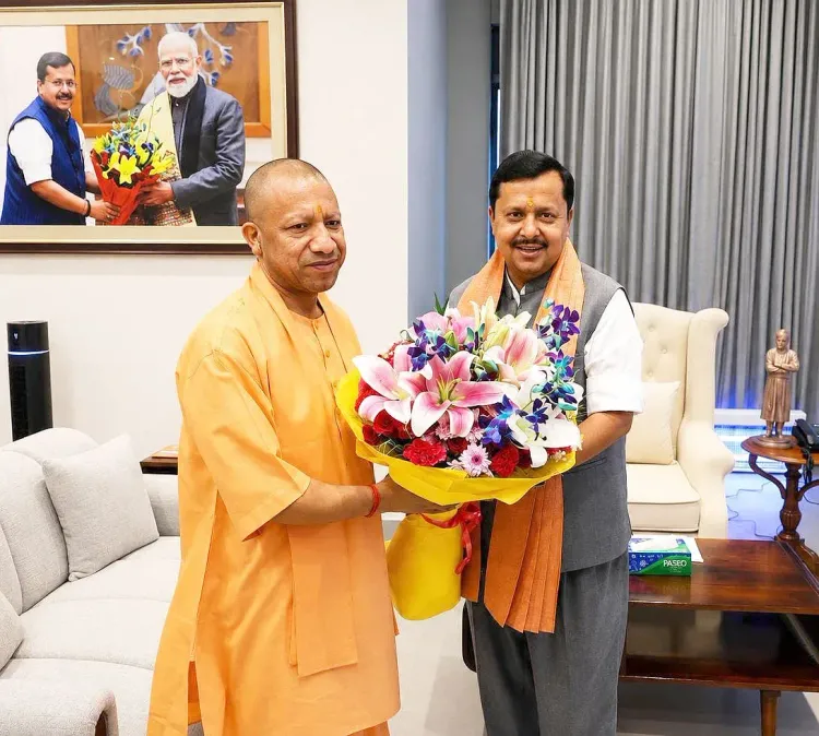 CM Yogi Meets BJP National President in New Delhi