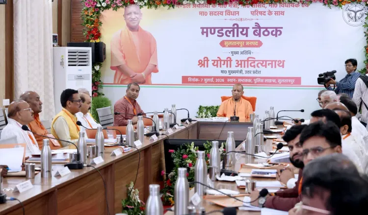 CM Yogi Reviews Ayodhya Division Development in Sultanpur