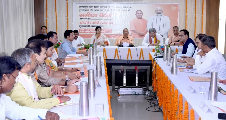 CM Yogi Reviews Mirzapur Road & Bridge Projects, Orders Smart Roads Near Temples