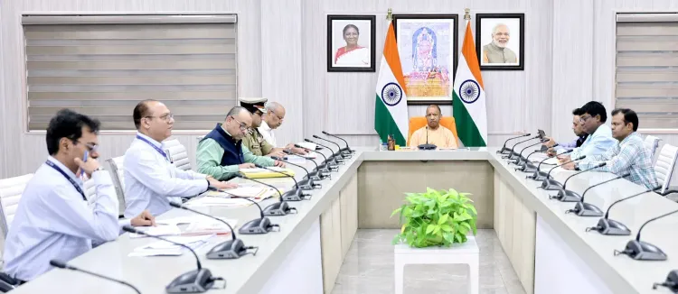 CM Yogi Reviews UP Police Housing Corp, Stresses Quality