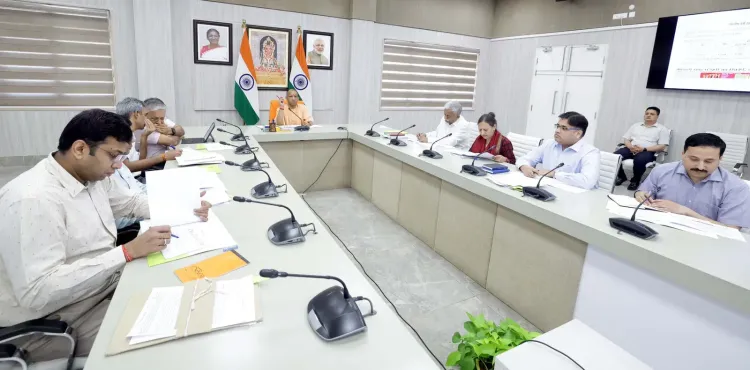 CM Yogi Reviews UP Tax Dept on Revenue, GST Ease