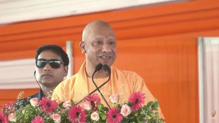 CM Yogi Says Double Engine Govt Stopped SP's 'Dacoity'