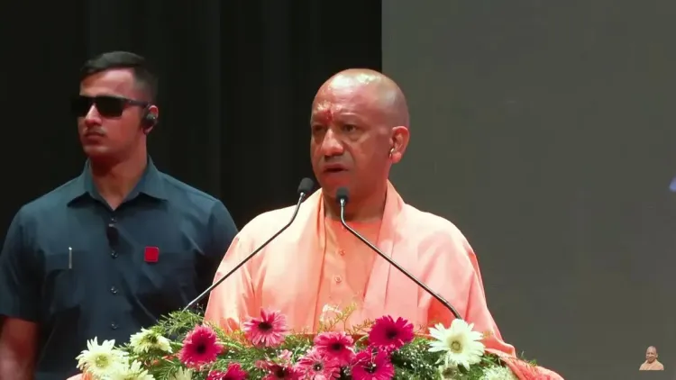 CM Yogi Says SP Removed Sant Ravidas Name from Bhadohi