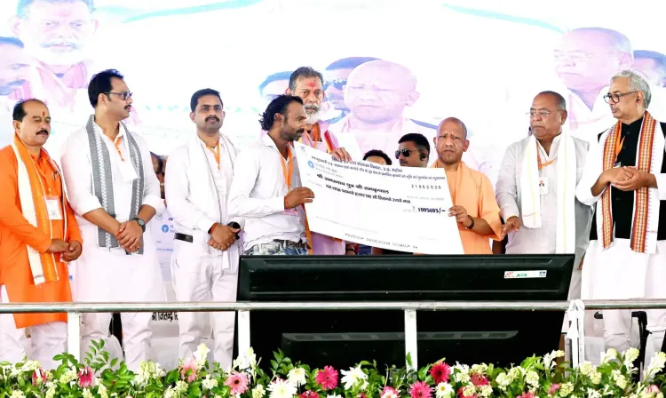 CM Yogi shares images on X in governance update