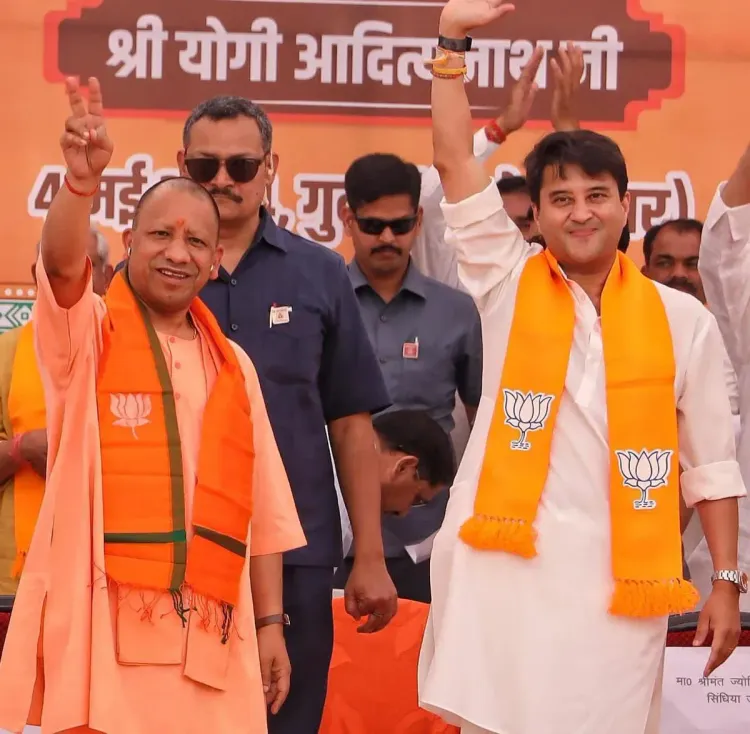 CM Yogi Thanks Union Minister, Vows Progress and Spiritual Growth