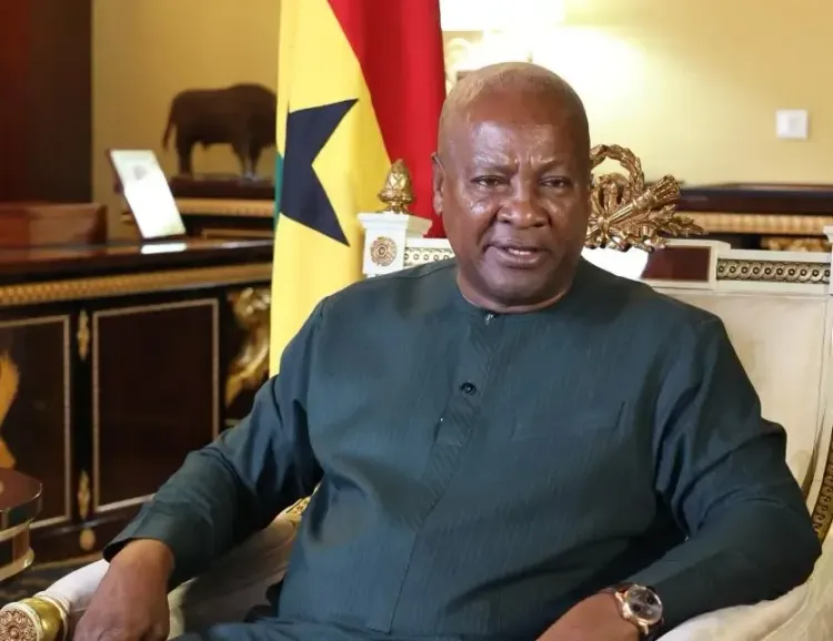 क्या सीएमजी ने घाना के राष्ट्रपति के साथ इंटरव्यू किया?