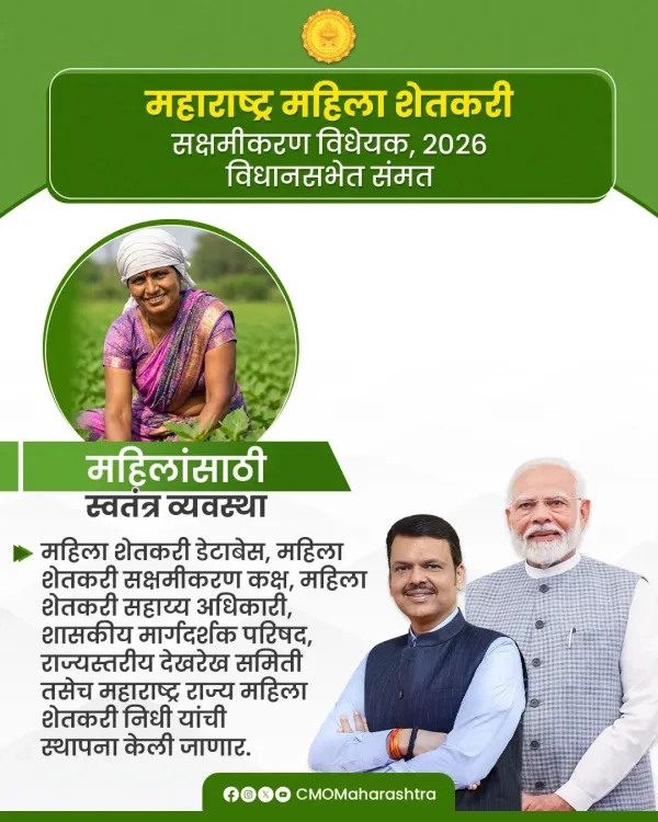 CMO Maharashtra Highlights Women Farmer Empowerment Drive