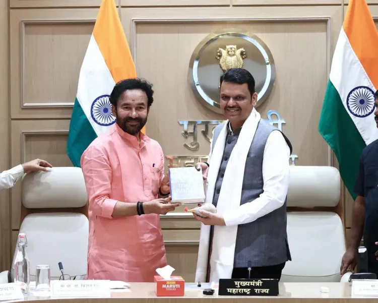 Coal Minister Kishan Reddy Reviews Mining Projects with CM Fadnavis