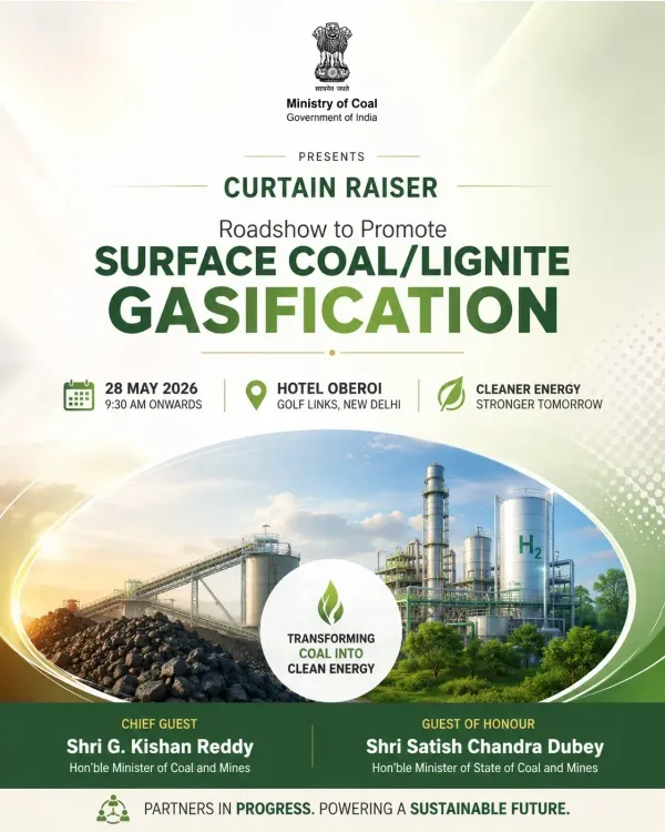 Coal Minister Kishan Reddy to attend Surface Coal Gasification Road Show