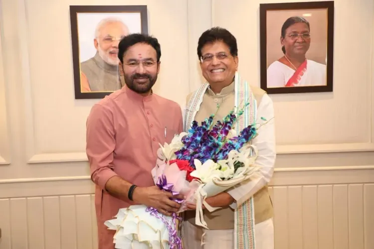Coal Minister Kishan Reddy wishes Piyush Goyal on birthday