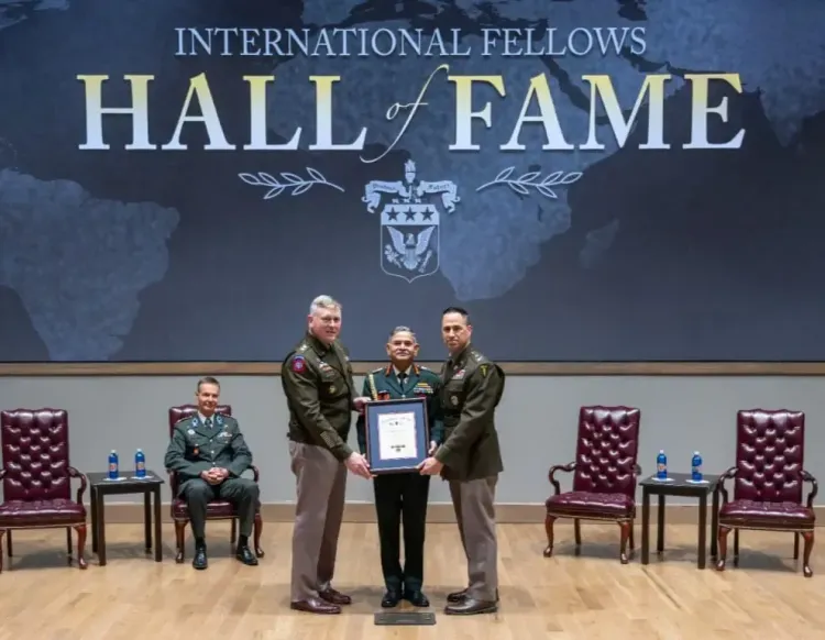 Historic: COAS Gen Dwivedi Joins International Hall of Fame at US Army War College
