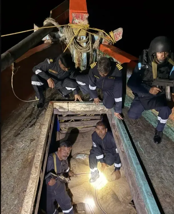 क्या तटरक्षक ने बंगाल की खाड़ी में 2600 किलो सुपारी तस्करी पर रोक लगाई?