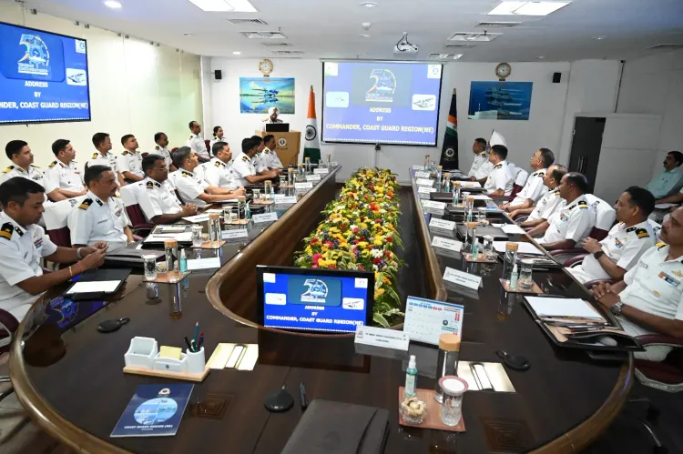 Coast Guard Region North East in Kolkata reviews maritime security, infrastructure