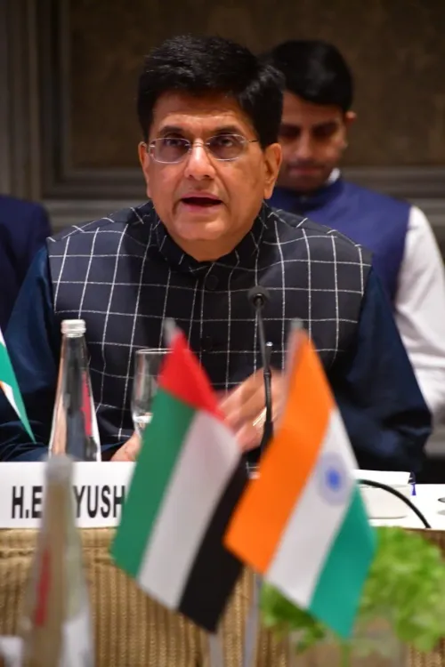 Is Commerce Minister Goyal set to embark on a 2-day visit to UAE?