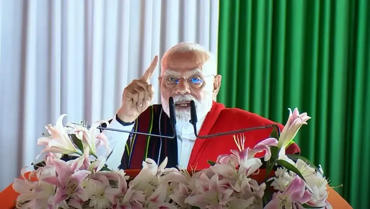 How is PM Modi Committed to Advancing Development in Manipur?