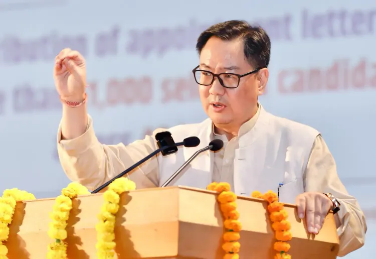 Do Congress and RJD Disrespect the Constitution? Kiren Rijiju Responds to Ex-CBI Officer's Fodder Scam Claims