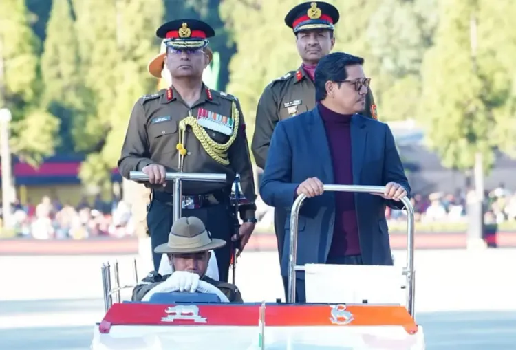 Did Conrad Sangma Attend the Agniveer 6th Batch Attestation Parade at Assam Regimental Centre?