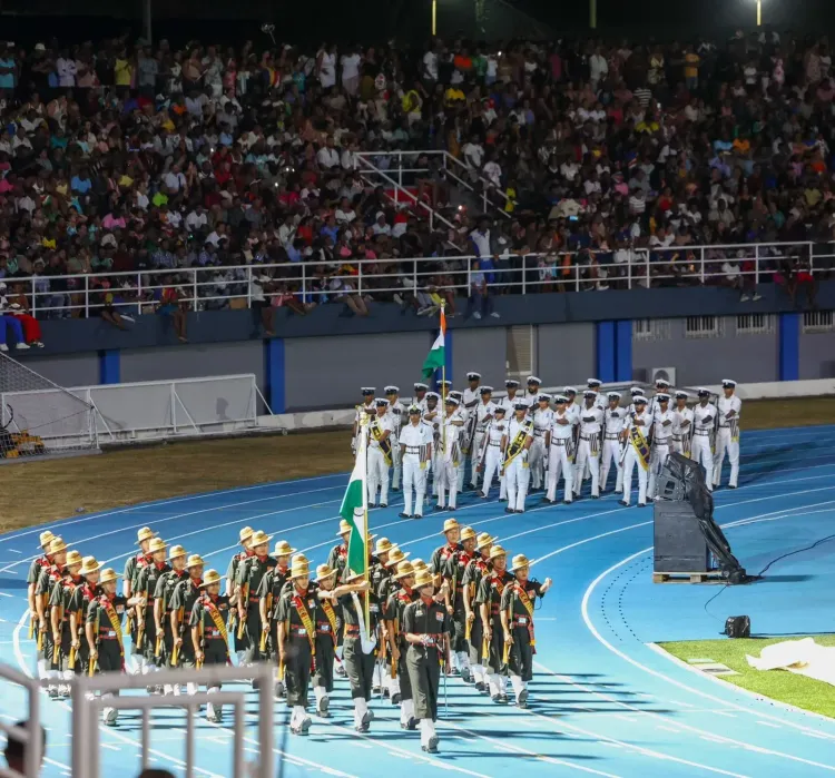 Indian Army, Navy march at Seychelles National Day as Modi attends as Guest of Honour