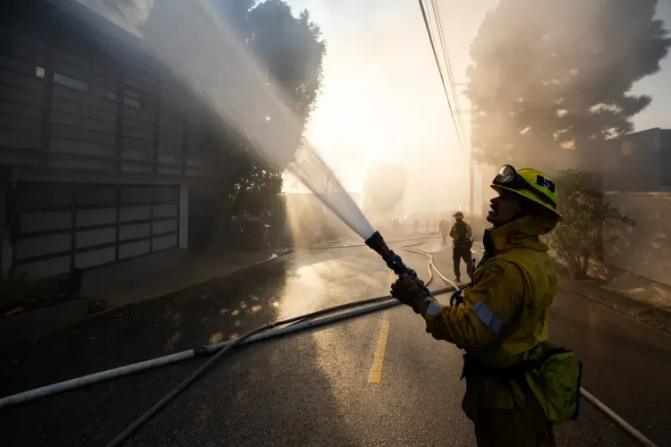 Debate Intensifies Over Hiring of Private Firefighters During Los Angeles Wildfires
