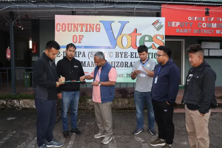 Is the Counting of Votes Underway in Mizoram Bypolls?