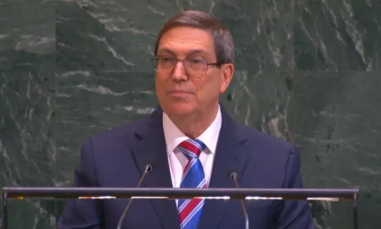 Cuba FM Rodriguez slams US embargo at UNGA, cites $178.7 bn damage