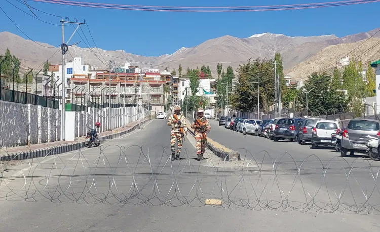 Is the Curfew in Leh Relaxed from 1 PM to 3 PM?