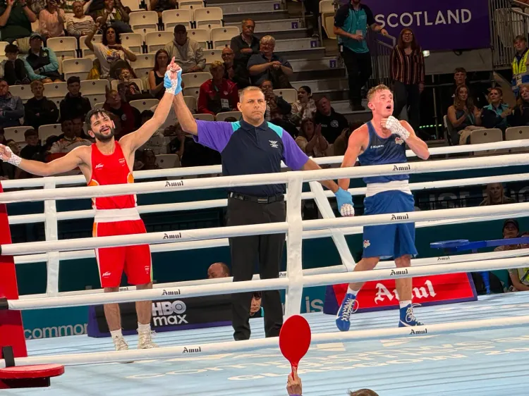 CWG 2026: Sachin beats England's Hewitt 4-1 to reach 60kg quarterfinals