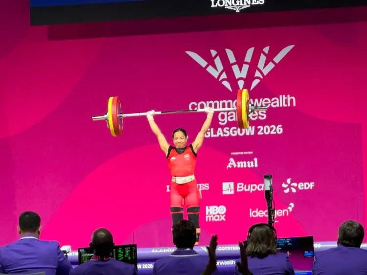 Mirabai Chanu wins CWG 2026 gold with Games-record snatch in Glasgow