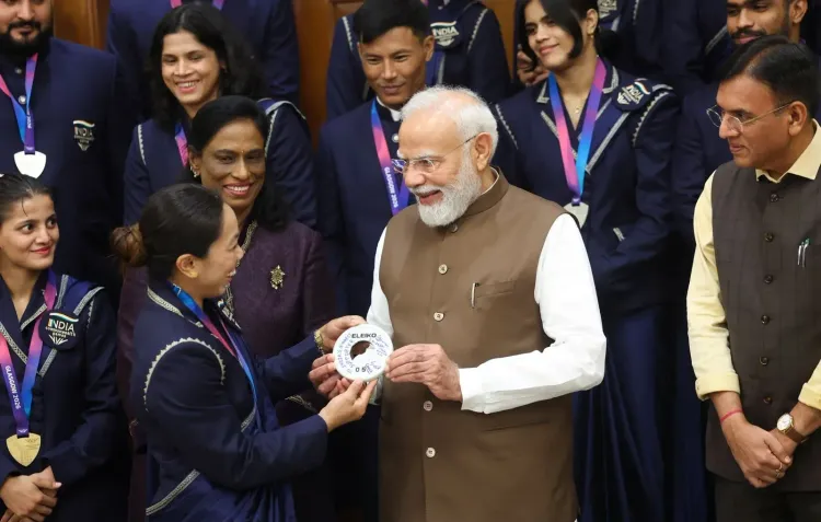CWG 2026: PM मोदी ने पदक विजेताओं से की मुलाकात, बोले — 'उनकी सफलता कई युवाओं को प्रेरित करेगी'