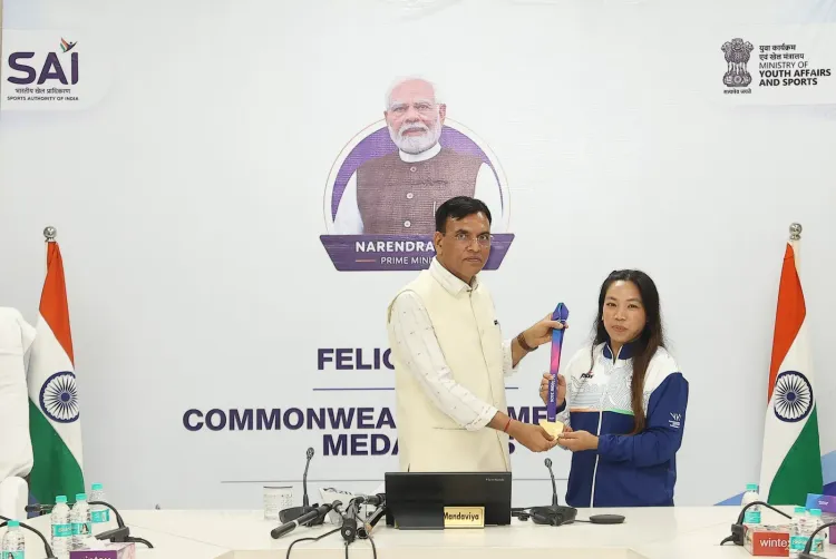 CWG 2026 वेटलिफ्टिंग: मीराबाई चानू ने रचा इतिहास, मांडविया ने 8 पदक विजेताओं को ₹30 लाख तक के नकद पुरस्कार दिए
