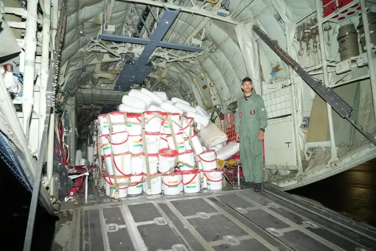 How Did Sri Lankan Leaders Express Gratitude to India for Humanitarian Aid?