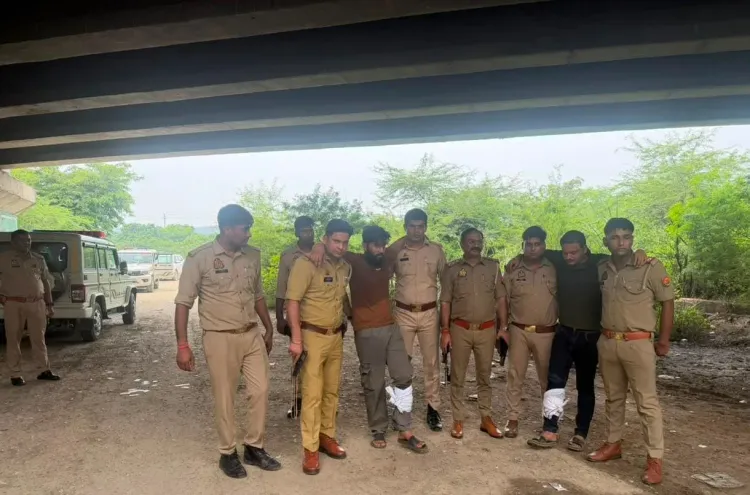 दनकौर में लिफ्ट देकर लूट करने वाले गिरोह से मुठभेड़, दो बदमाश गोली लगने से घायल