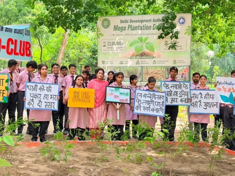 DDA plants 6.62 lakh saplings, hits 30% of 23 lakh target in July