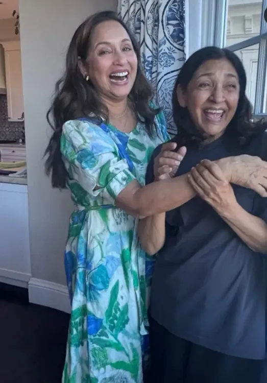 Deepti Naval visits Ashwini Bhave's California home on US book tour