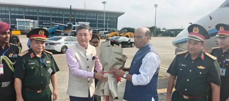 Rajnath Singh arrives in Hanoi for two-day Vietnam visit, defence ties in focus
