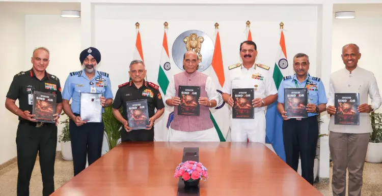 Rajnath Singh releases Op Sindoor book with 100 soldiers' testimonies